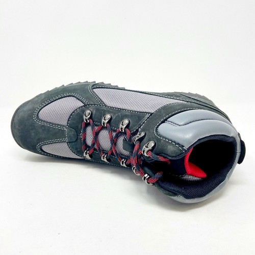 Timberland 2.0 Euro Gray Black Kids Junior Kids Nubuck Hiking Boots 92982 - Picture 4 of 5