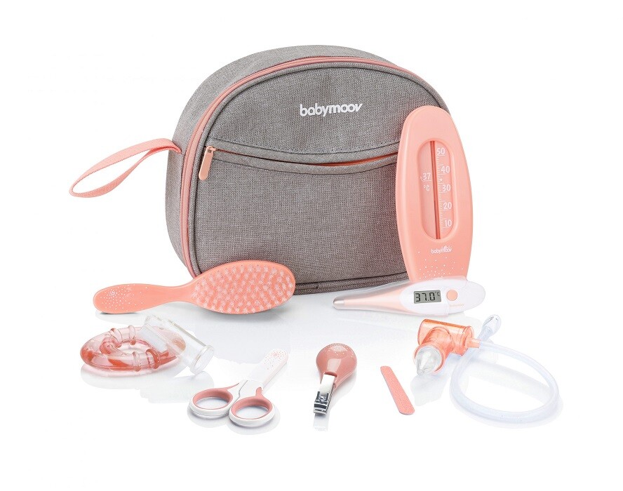 Babymoov Trousse Compatta per L'igiene Colore Rosa Pesca