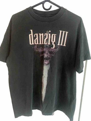 90s Danzig 3 How The Gods Kill Heavy Metal Hardcore 1990s vintage concert t-shirt, vintage, size XL, single stitch, B+ condition