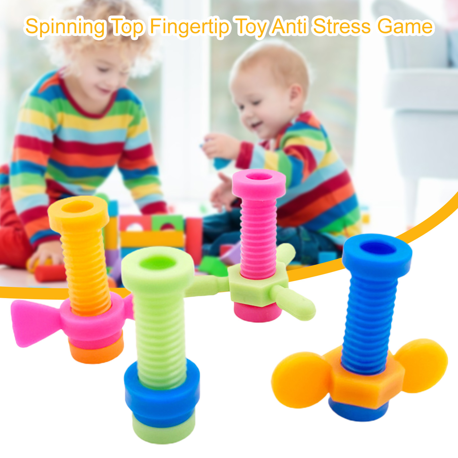 4pcs Pencil Topper Spinners Rotatable Stress Relief Hand Fidget Spinning Top eBay