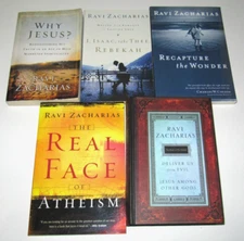 Lot of 5 books by Ravi Zacharias TPB/HB