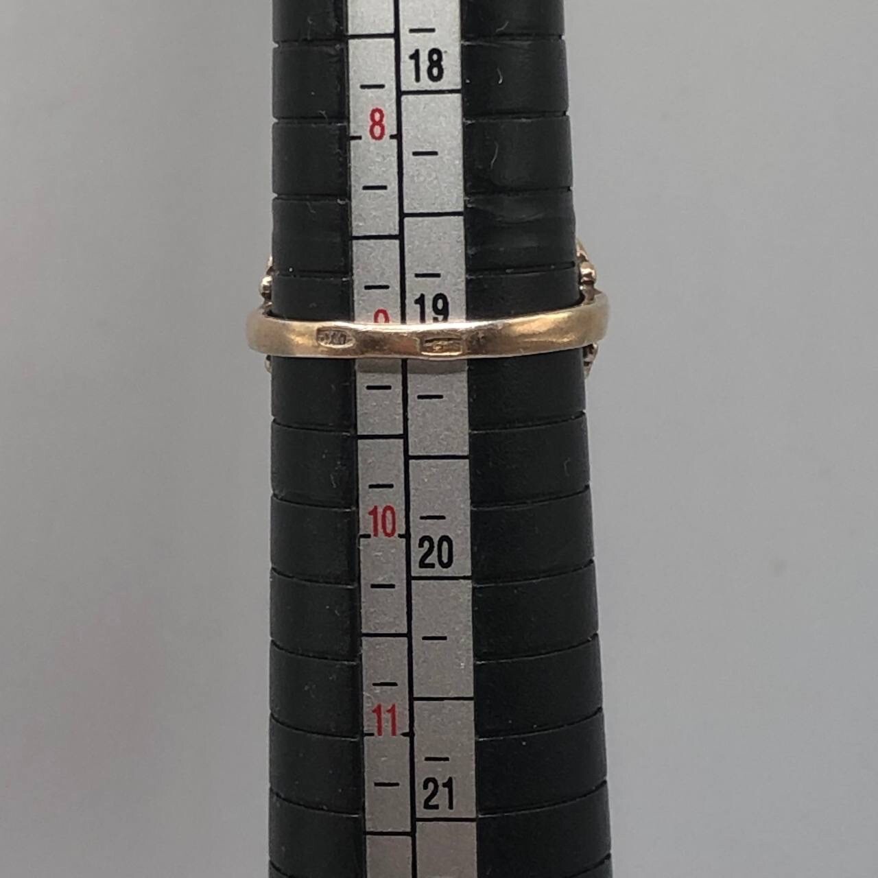 Vintage Gilding Soviet Ring Ruby Silver Size 9 us… - image 5