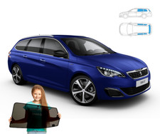 Sonnenschutz für Peugeot 308 2 Kombi 13'-21' Blenden hinten+Heckscheibe 5-teilig