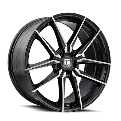 19'' Touren TR94 19x8.5 Brushed w/ Dark Graphite Window 5x120 Wheel 35mm Rim