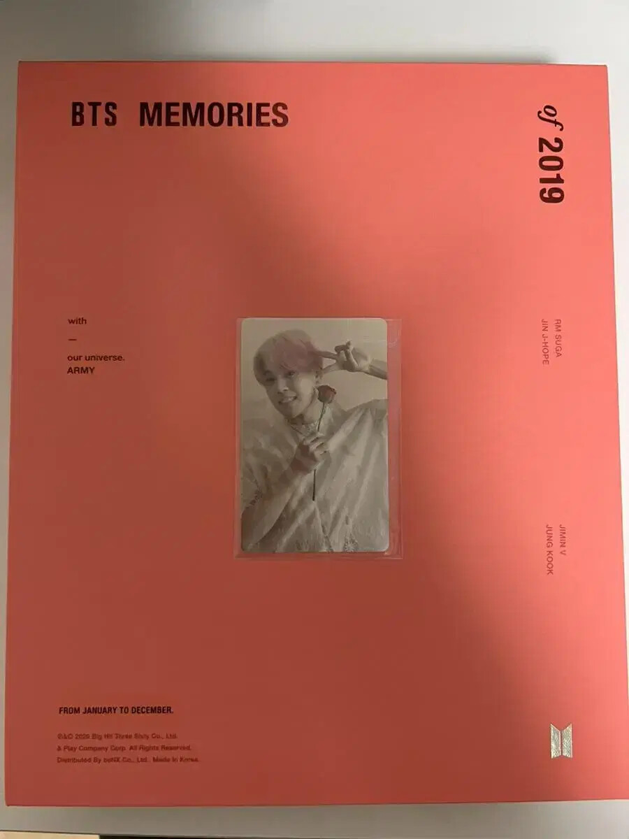 K-POP・アジア BTS MEMORIES OF 2019 JIMIN BTS Memories of 2019 Official DVD Photo card ( JIMIN ) | eBay
