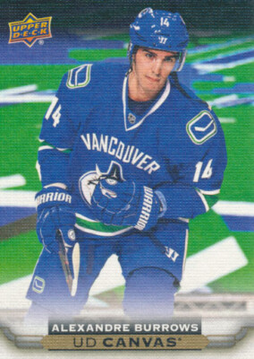 2015-16 Upper Deck CANVAS #200 ALEXANDRE BURROWS - Vancouver Canucks