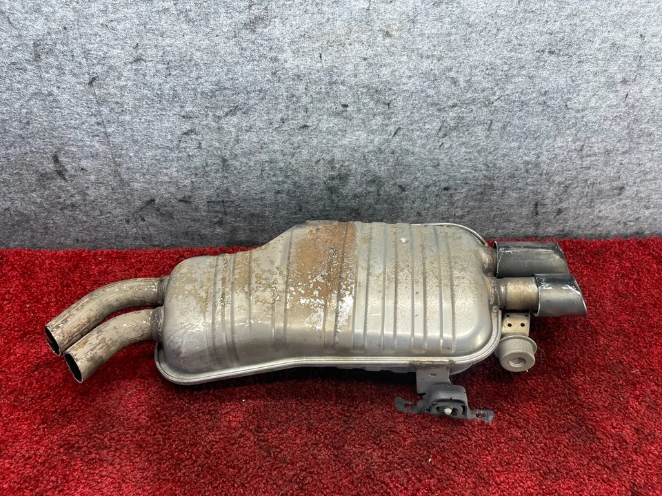 Silenciador de escape de sección trasera BMW 01-06 E46 330CI 330I barril punta cromada OEM 99K Foto 2 de 4
