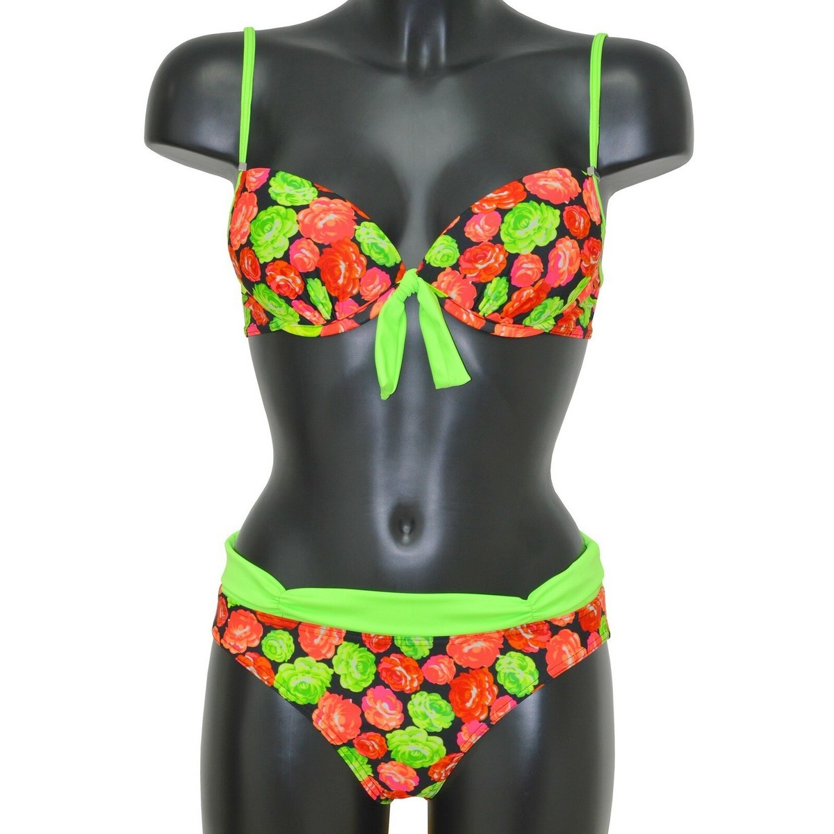 Maillot de BAIN FEMME BIKINI cup B Marque les p'tites bombes C05