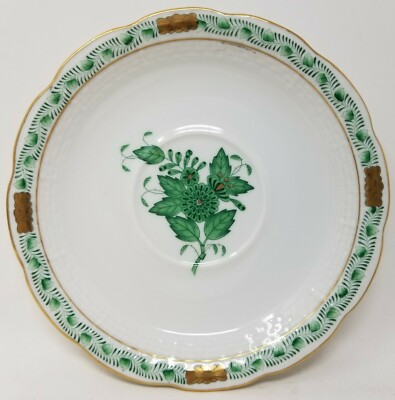 HEREND チューリン Herend ~ Chinese Bouquet-Green ~ Cup & Saucer Set ~ 734 /AV ~ Mint