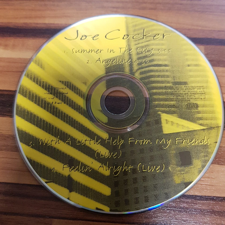 JOE COCKER : Summer In The City    > VG+ (MCD) - Bild 2 von 3
