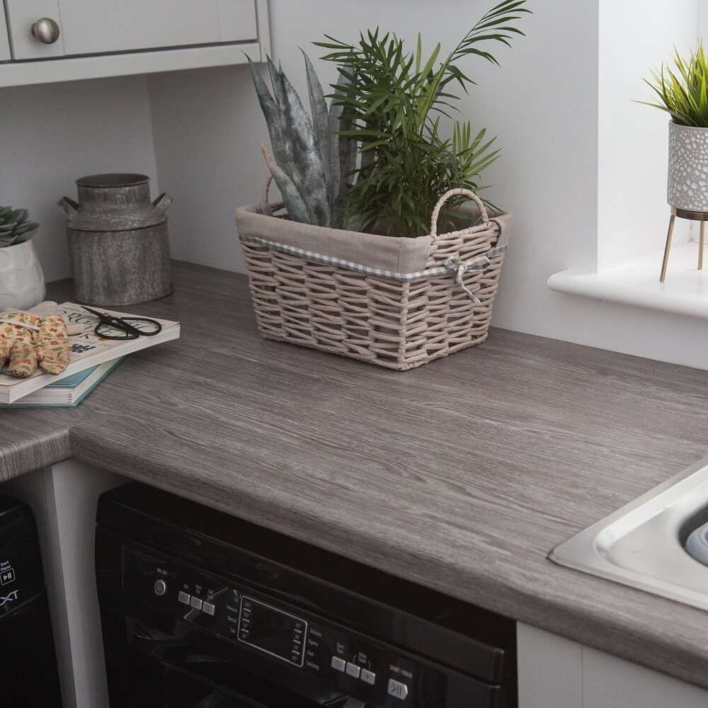 Self Adhesive Vinyl Wrap Film for Kitchen Doors & Worktops dc fix