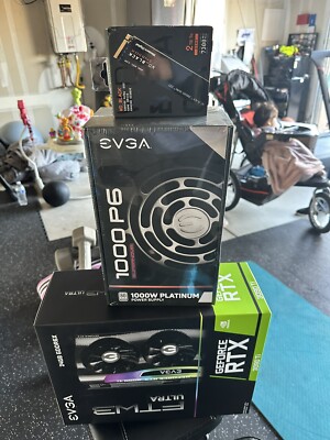 EVGA GeForce RTX 3090 Ti FTW3 ULTRA GAMING 24GB GDDR6X Graphics Card.  3 Items