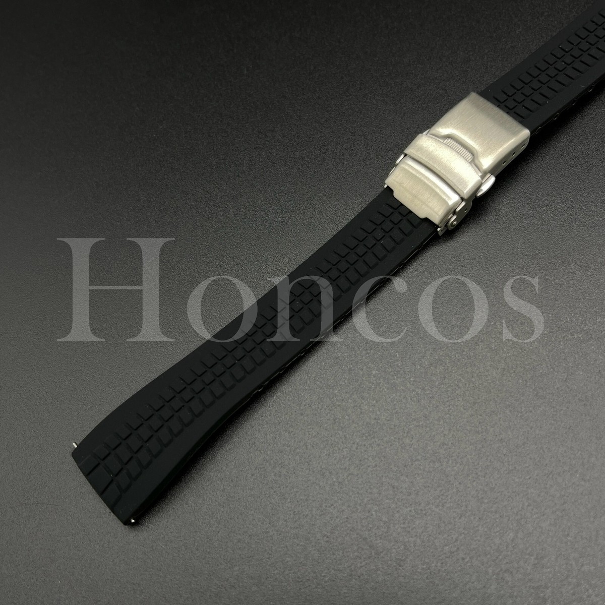 Cinturino In Gomma Per Orologio 20mm 22mm - Stile Aquanaut Con Sgancio Rapido - Universale Per Seiko SKX