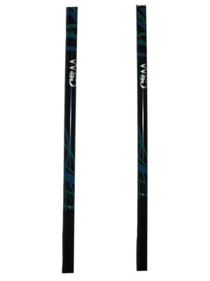 WSD Ski poles adult downhill/alpine Aluminum 7075 Pair black/blue/green New