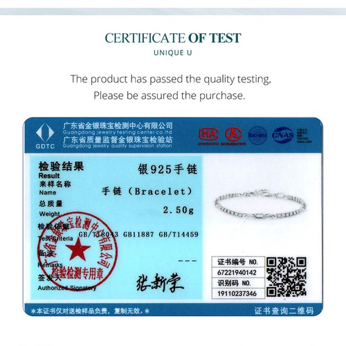 Pulsera ajustable Voroco de plata esterlina 925 empalme brillante circonita joyería para mujer - Imagen 12 de 12