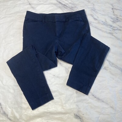 Old Navy Pixie Dress Pants Womens Size 4 Blue Never Fade Skinny Slim i104