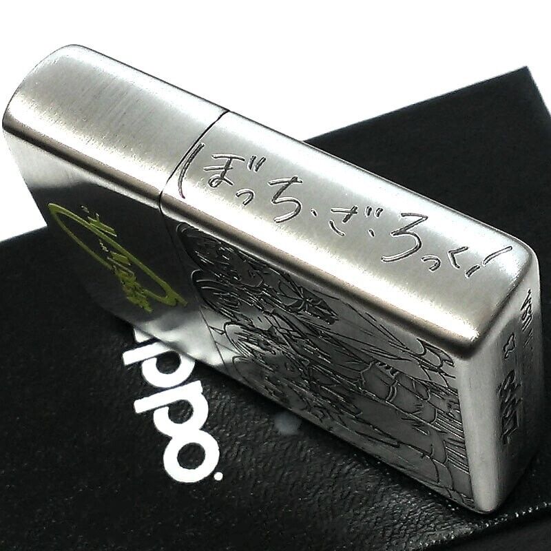Zippo Bocchi The Rock Kessoku Band Girls Silver 3 Sided Zippo Bocchi The Rock Kessoku Band Girls Silver 3 Sided