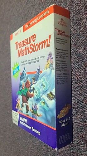 The Learning Company Treasure MathStorm Vintage Big Box PC Game DOS IBM - Bild 20 von 23