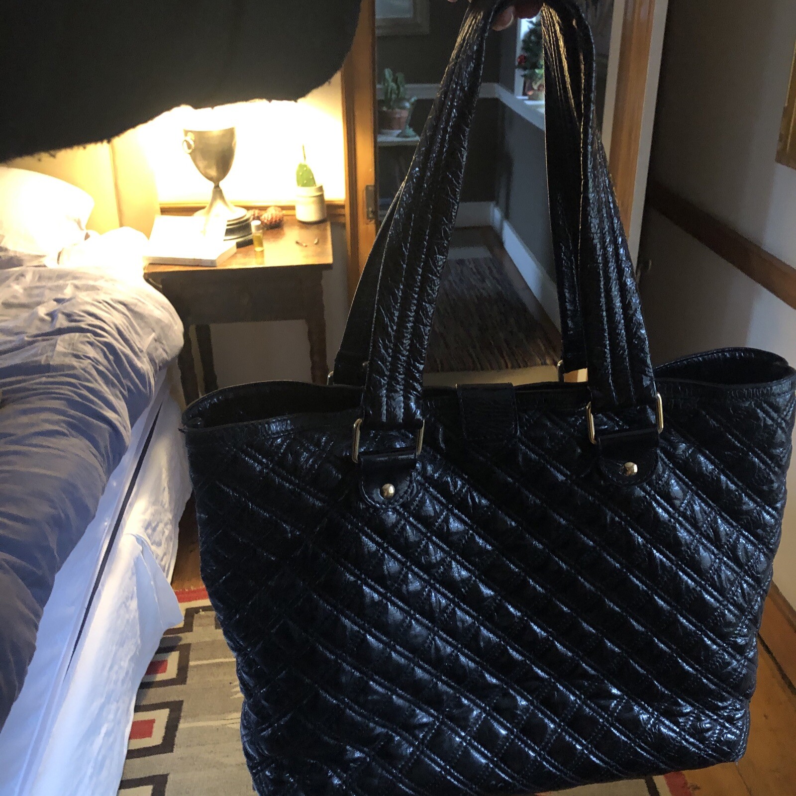 marc jacobs tote bag large black - Gem