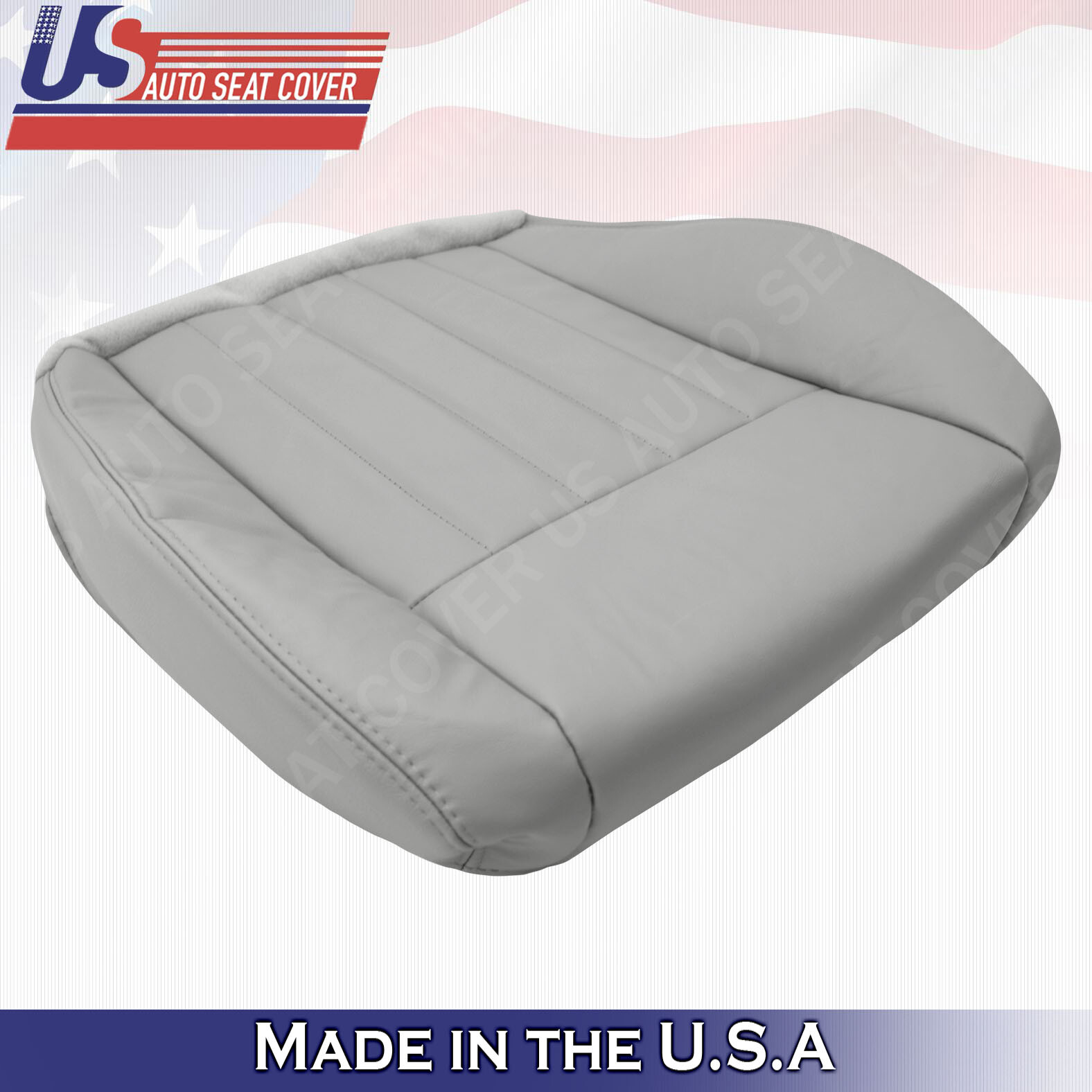 2005-2007 Fits For Jeep Liberty Driver Bottom Vinyl Seat Cover In Graystone
