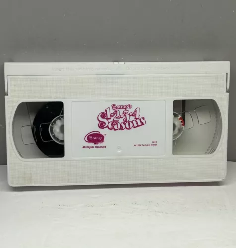 Barney’s 1 2 3 4 Seasons Classic Collection VHS Video Tape Only Sing Along Songs