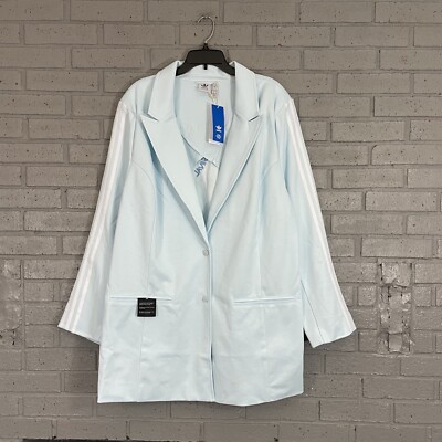 🔥 $350 Adidas Blazer XL Suit Jacket Size 18 Limited RARE Og Ltd Trefoil Womens