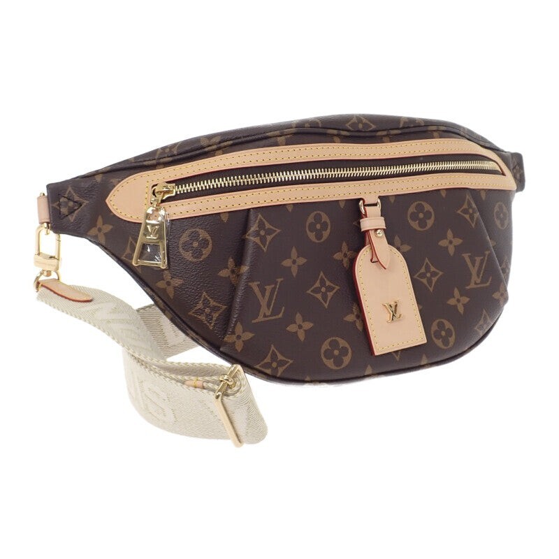 LOUIS VUITTON High Rise Monogram Body Bag Brown Gold Hardware Women's TGIS