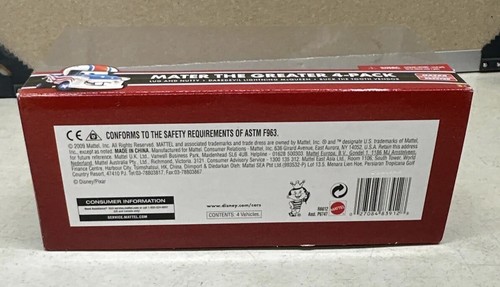 Disney Pixar Cars Mater the Greater 4-Pack Lug Nutty Tooth Vendor - Picture 5 of 6