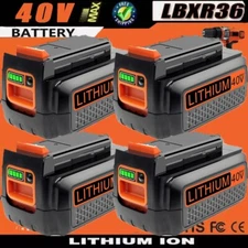 Pack for Black and Decker 40V 40 Volt Max Lithium ion Battery LBX2040 LBXR36