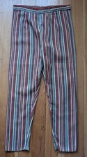 VINTAGE 1940  S STRIPED COTTON WOMEN  S PANTS 