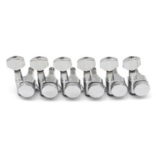 Right 6 Strings Electric Guitar Locking Tuning Pegs Tuners Machine Heads Chrome