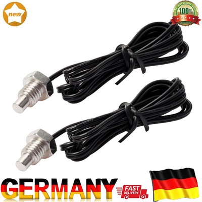 2x NTC 10K Thermistor Temperatursensor Gewindefühlerkabel 1m