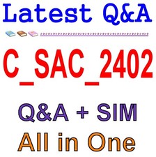 Best Exam Practice Material for C SAC 2402 Exam Q A