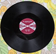 Carl Smith - 78 RPM Shellac - Ten Thousand Drums - Columbia