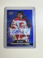 2022-23 Upper Deck Allure BLUE LINE 10/35 Auto Jacob Markstrom #71 Auto