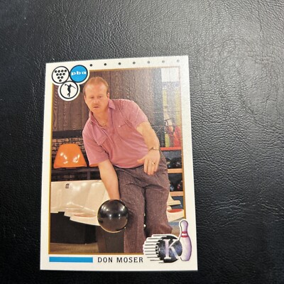 Jb16 PBA Pro Bowlers KingPin Bowling 1990 #50 Don Moser San Jose California