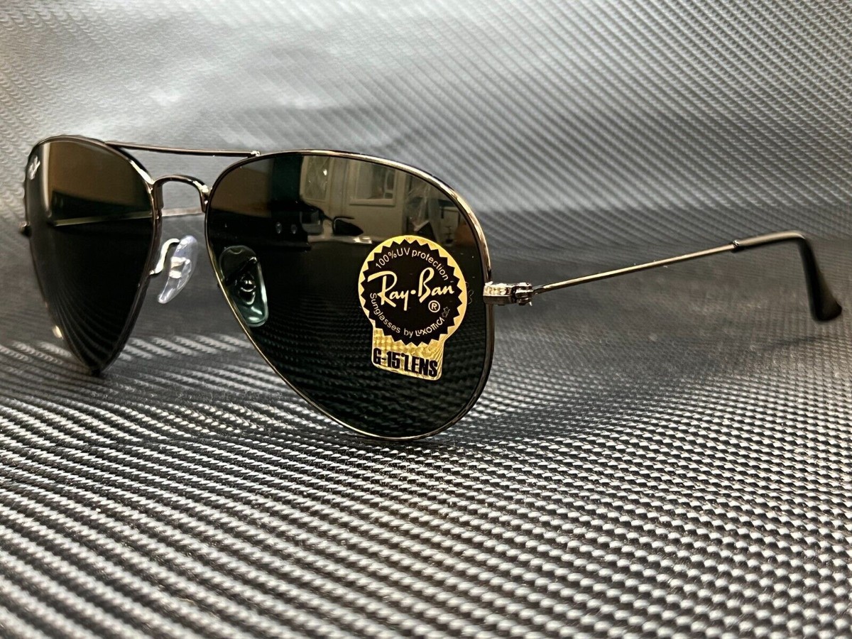 RAY BAN RB3025 W0879 Gunmetal Aviator 58 mm Unisex