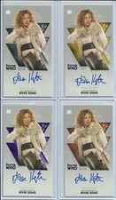 Topps Doctor Who Adventures Alex Kingston / River Song Autograph Set #ed 1 10 25
