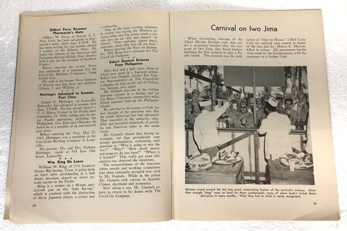 COCA~COLA VINTAGE AUGUST 1945 THE RED BARREL - Picture 12 of 18