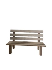 MINI PANCA IN LEGNO DA GIARDINO E CASA 13,5 CM ALTEZZA E DI COLORE MARRONE