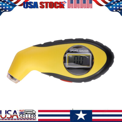 #ad Digital LCD Tire Air PSI Pressure Guage Meter Tester Tyre Gauge For Car Truck $5.25
