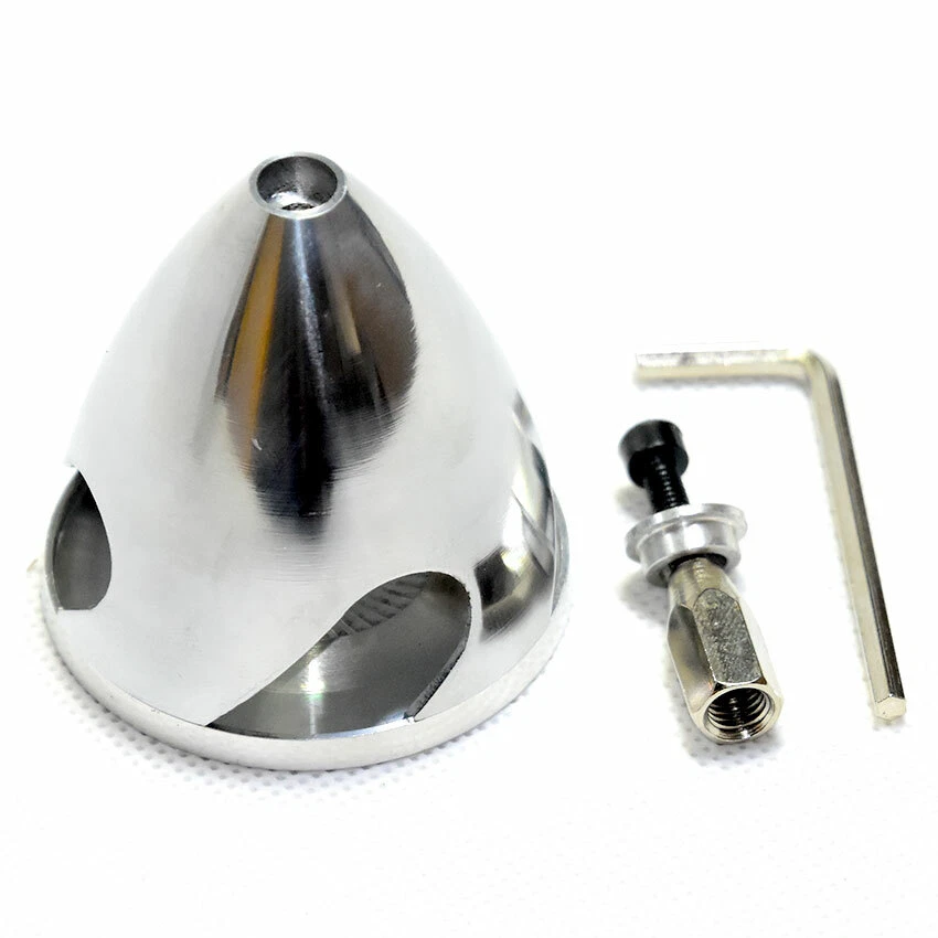 4 Bladed 3.25in /82mm Alloy Spinner for 8mm Shaft Nitro Engine RC Model Airplane - Image 2 of 4