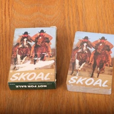 Skoal Cowboys Riding Horses Playing Cards Deck Unopened