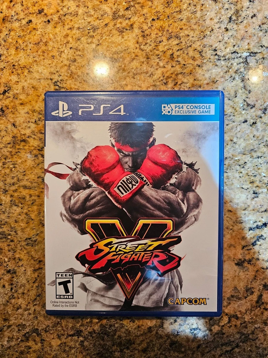 Street Fighter V 5 Steelbook PS4 Complet PAL FR Sony PlayStation 4