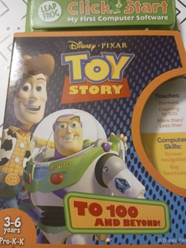 Toy Story My First Computer Disney Pixar To 100 & Beyond LeapFrog ClickStart PP - Picture 3 of 8