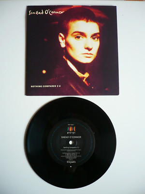Sinead O'Connor Nothing Compares 2 U To You 7'' Vinyl 1990 Ensign 1st Pres Single