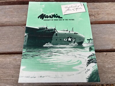 VTG GLENN MARTIN AIRCRAFT OF TODAY & FUTURE PROMOTIONAL AIRCRAFT BOOKLET