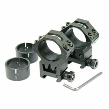 2 PCS 30mm  - 1" Scope Ring Picatinny Weaver Rail Laser Optics Mount Heavy Duty