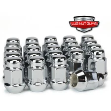 24 Lug Nuts Bulge Acorn 12x1.5 Chrome 21mm 13/16 Hex