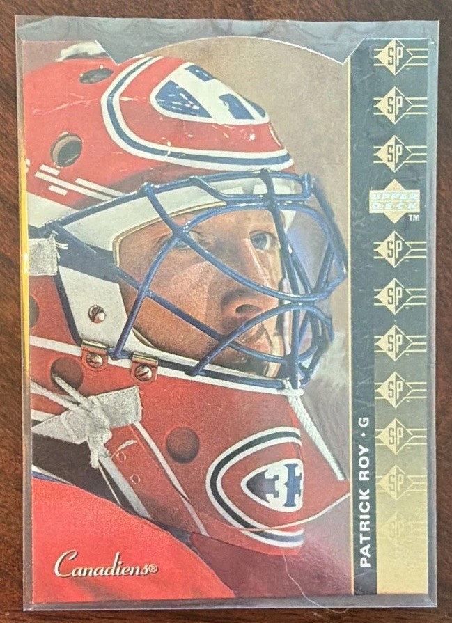 Patrick Roy Canadiens 1994-95 Upper Deck SP Die-Cut #SP-42